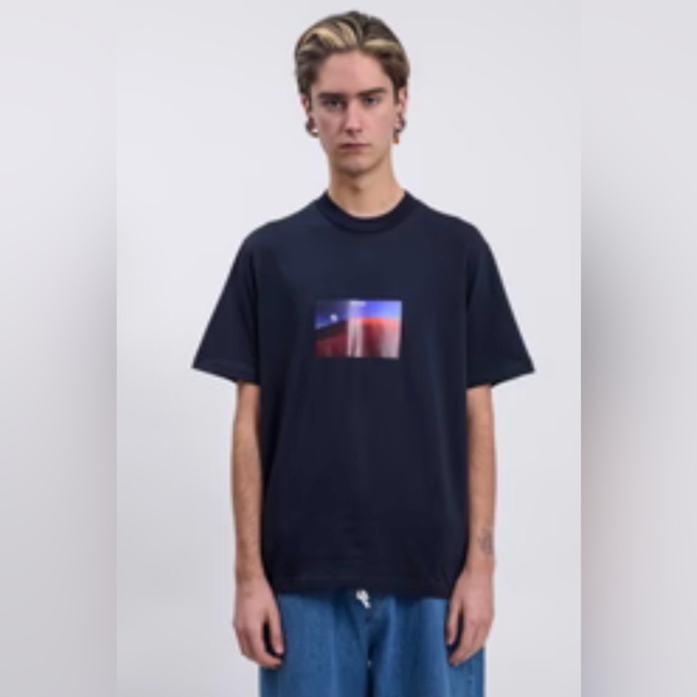 SUNNEI Black Graphic T-Shirt size large